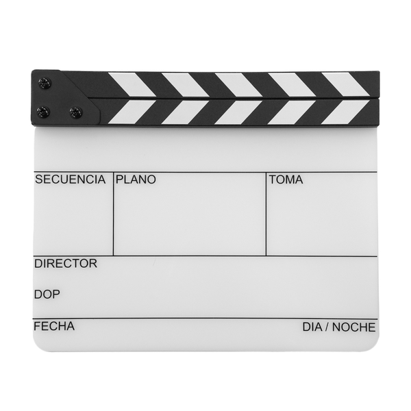 Action! by Filmsticks One-Piece SPAIN Version Medium Clapperboard [280x220mm]