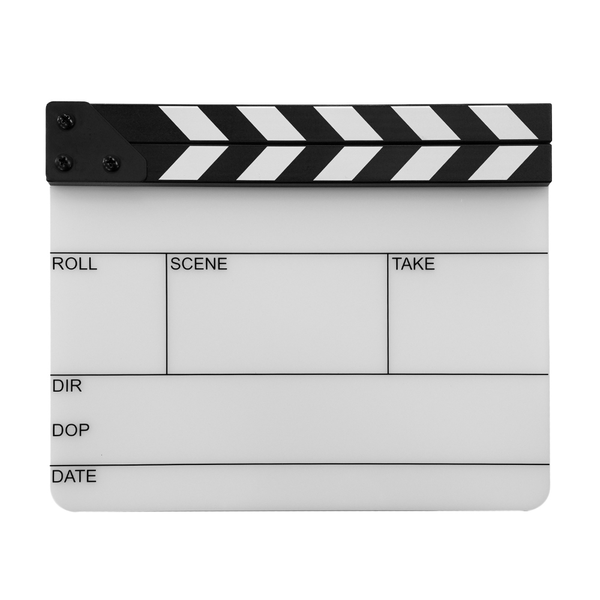 Action! by Filmsticks One-Piece USA Version Medium Clapperboard [280x220mm]