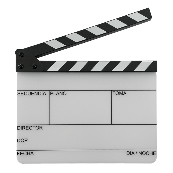 Action! by Filmsticks One-Piece SPAIN Version Medium Clapperboard [280x220mm]