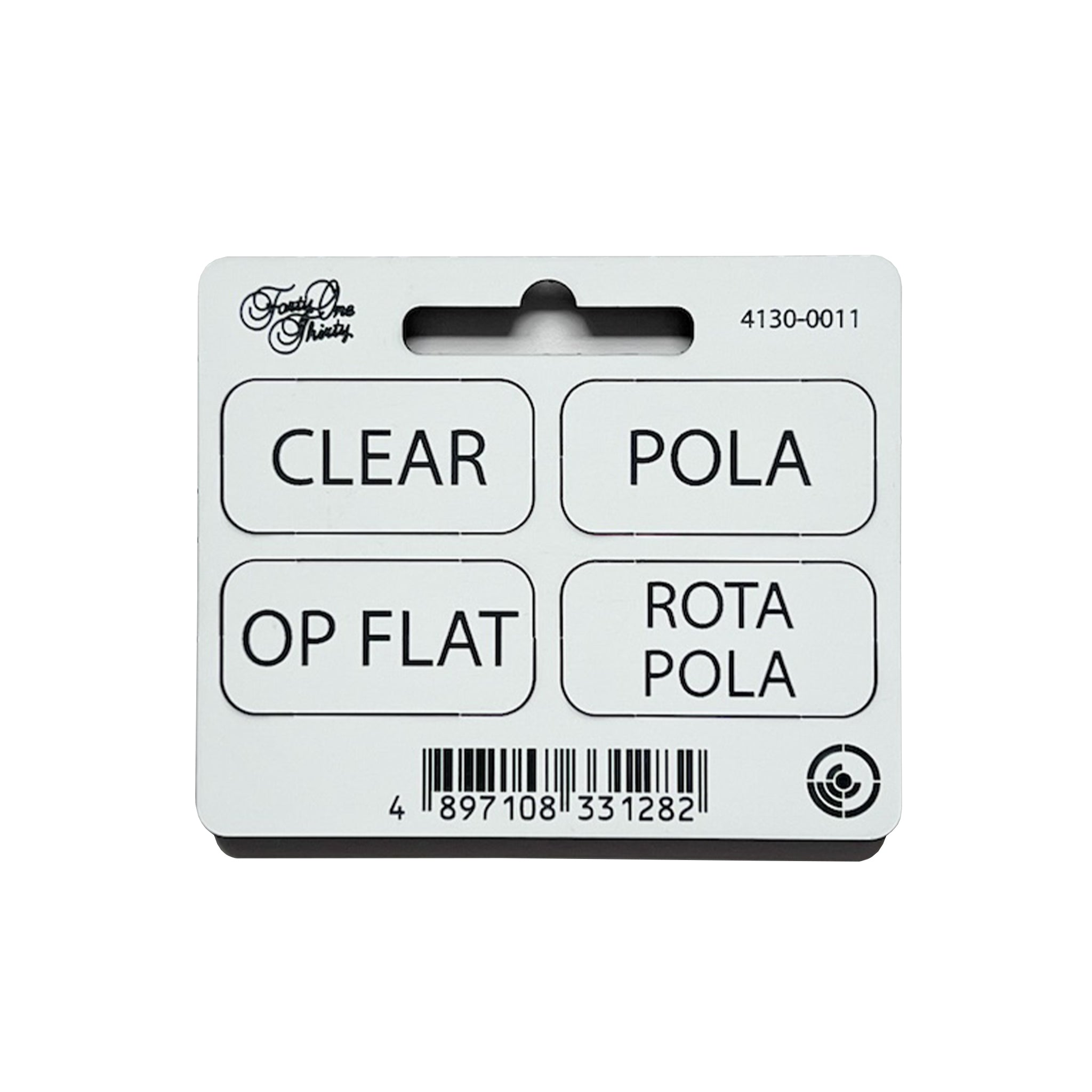 General Tabs CLEAR, POLA, OP FLAT, ROTA POLA Filter Tabs