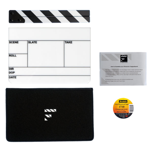 Filmsticks Clapperboards (UK/EU) - Premium Quality Clapperboard Kits