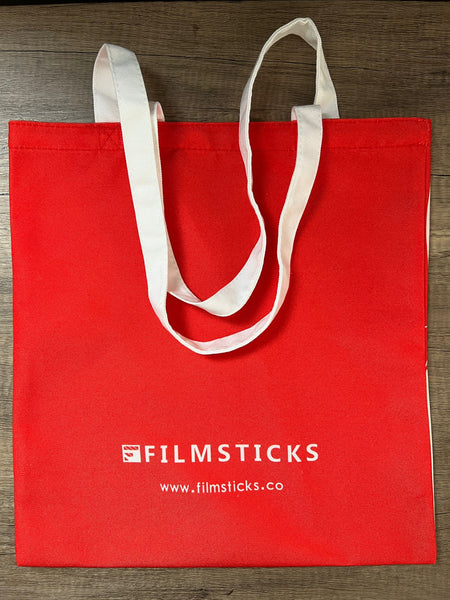 Filmsticks Winter Clapper Head Tote Bag - Stylish and Spacious Poly Cotton Mix with Longer Carry Straps