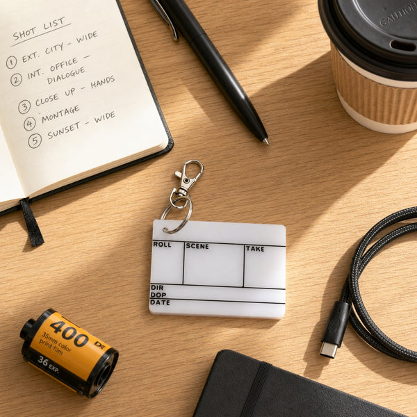 Filmsticks Nano Slate Keychain (Upcycled Graded Acrylic Board)