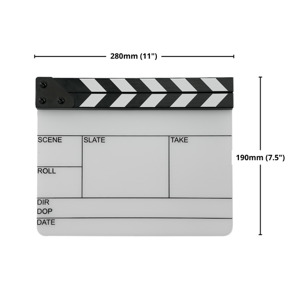 Action! by Filmsticks One-Piece EU Version Medium Clapperboard [280x220mm]