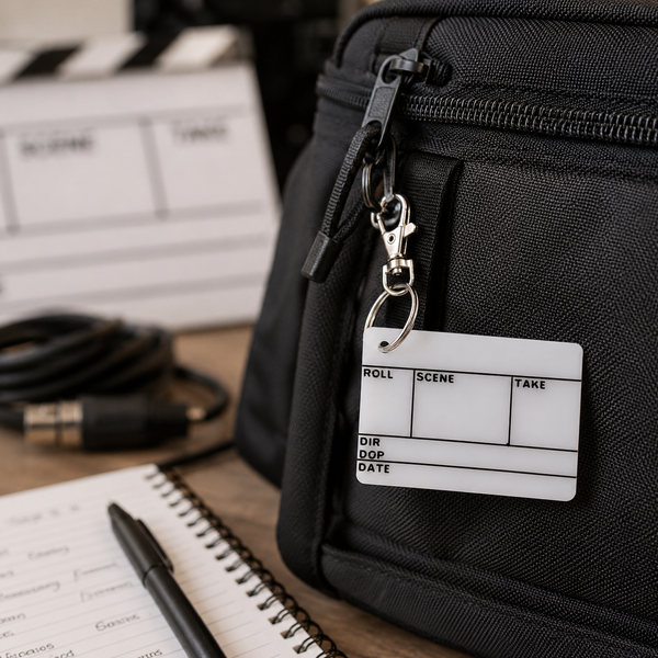 Filmsticks Nano Slate Keychain (Upcycled Graded Acrylic Board)
