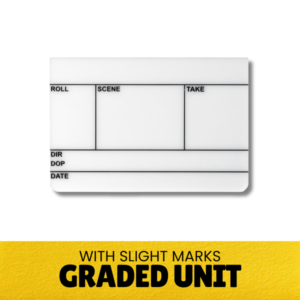 【Graded Unit】Acrylic Board USA Layout – SMALL  7.5" x 5" (Slight Blemishes)