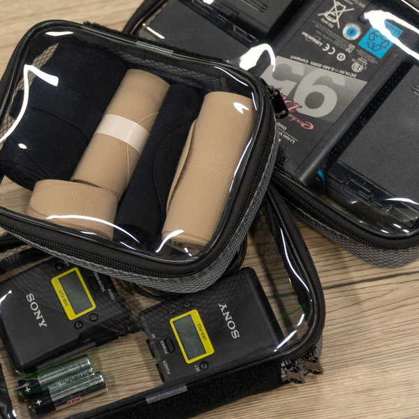 [UPGRADED] Filmsticks Set of Small, Medium and Large Transparent (TPU) Storage Cases – Black