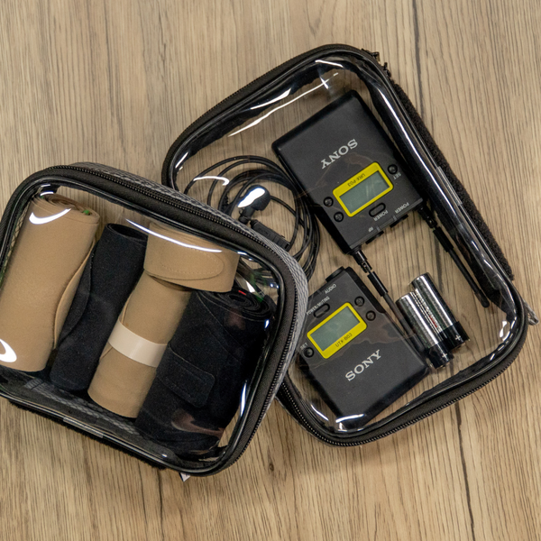 [UPGRADED] Filmsticks Set of Small, Medium and Large Transparent (TPU) Storage Cases – Black