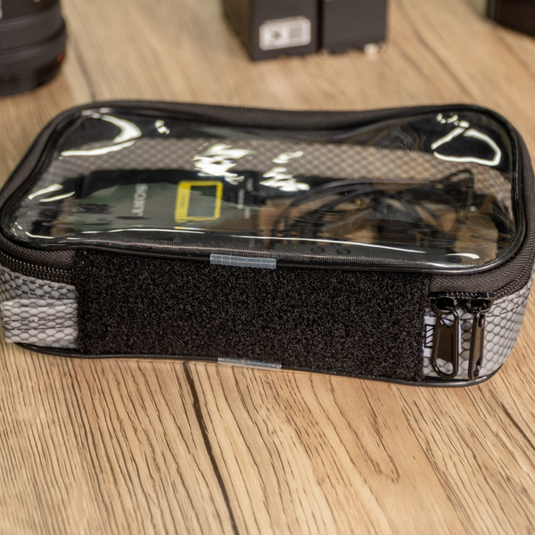 [UPGRADED] Filmsticks Set of Small, Medium and Large Transparent (TPU) Storage Cases – Black