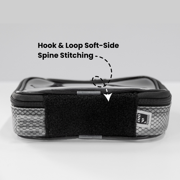 [UPGRADED] Filmsticks Set of Small, Medium and Large Transparent (TPU) Storage Cases – Black