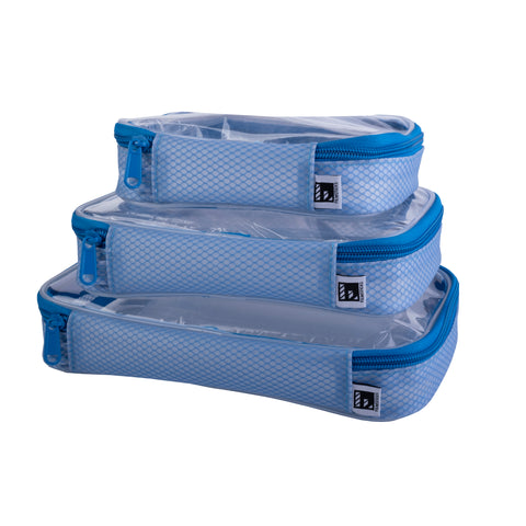 Filmsticks Set of Small, Medium and Large Thermoplastic Polyurethane(TPU) Transparent Cases – Blue